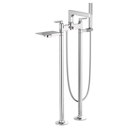 Brizo Two-Handle Tub Filler Trim Kit With Lever Handles T70306-PC - Plumbing Market