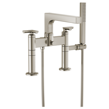 Brizo Two-Handle Tub Filler Trim Kit With Cross Handles T70307-NK - Plumbing Market