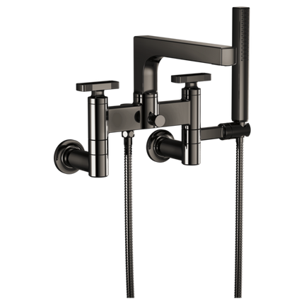 Brizo Two-Handle Tub Filler Trim Kit With Knob Handles T70308-BNX - Plumbing Market