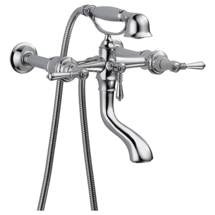 Brizo Two-Handle Tub Filler Trim Kit with Lever Handles T70336-PC - Plumbing Market