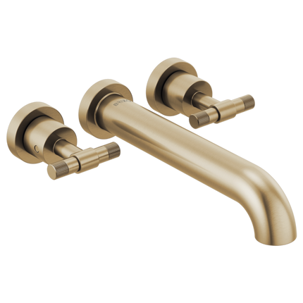 Brizo Two-Handle Wall Mount Tub Filler - Less Handles T70435-GLLHP - Plumbing Market