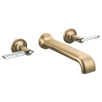 Brizo Two-Handle Wall Mount Tub Filler - Less Handles T70467-GLLHP - Plumbing Market