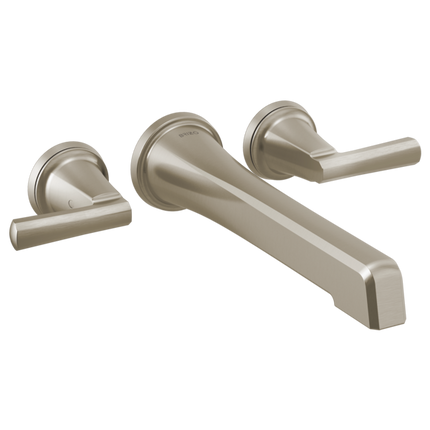 Brizo Two-Handle Wall Mount Tub Filler - Less Handles T70498-NKLHP - Plumbing Market