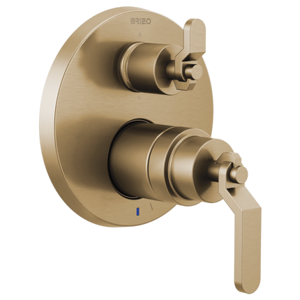 Brizo Pressure Balance Valve with Integrated 6-Function Diverter Trim - Less Handles T75P635-GLLHP - Plumbing Market