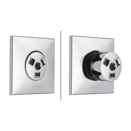 Brizo Hydrachoice Max® Square Body Spray Trim T84913-PC - Plumbing Market