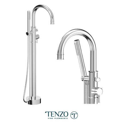 Tenzo Alyss Freestanding 3 Piece Tub Filler - Plumbing Market