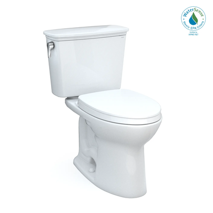 Toto Drake Transitional Two-piece Toilet 1.28 GPF, Elongated Universal Height 10" Rough-In - Plumbing Market