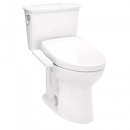 Toto Drake Transitional WASHLET S2 Two-Piece Toilet Elongated Standard Height 1.28 GPF - Plumbing Market