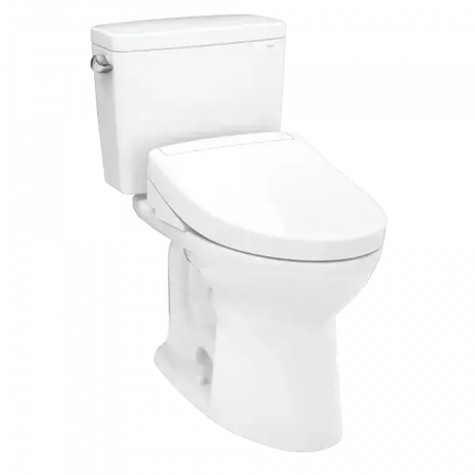 Toto Drake WASHLET S5 Two-Piece Toilet Elongated Standard Height 1.28 GPF - Plumbing Market