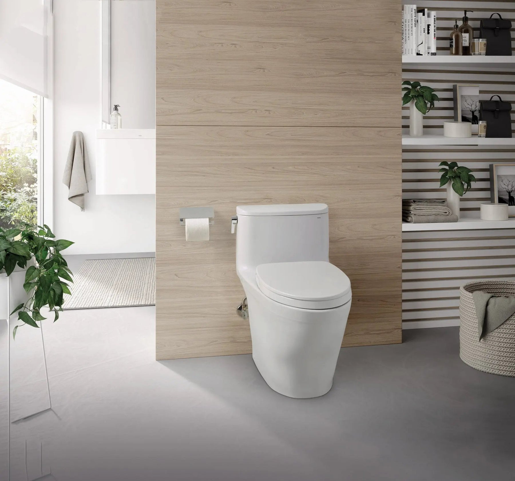 Toto Nexus One-Piece Toilet, 1.28 GPF Elongated Bowl Comfort Height - Plumbing Market