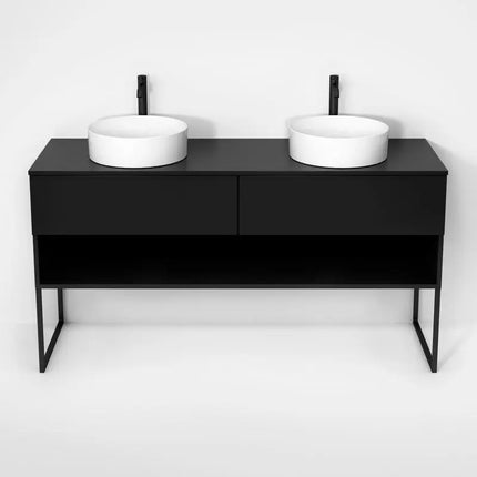 Rubi Haus Cabinet/Laminate Top/U Legs Set Mbk RHS1600DKU01MBK - Plumbing Market