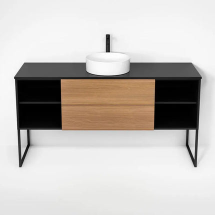 Rubi Haus Cabinet/Laminate Top/U Legs Set Mbk+No RHS1600KU01MBK-NO - Plumbing Market