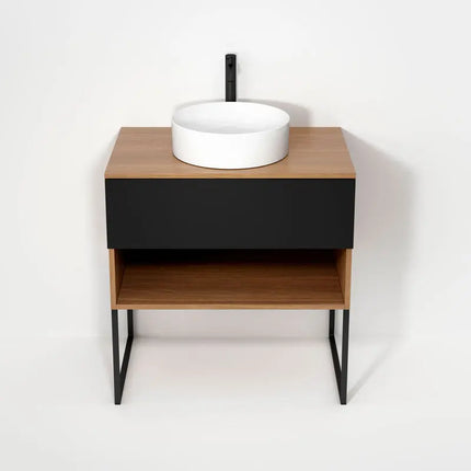 Rubi Haus Cabinet/Laminate Top/U Legs Set No+Mbk RHS800KU01NO-MBK - Plumbing Market