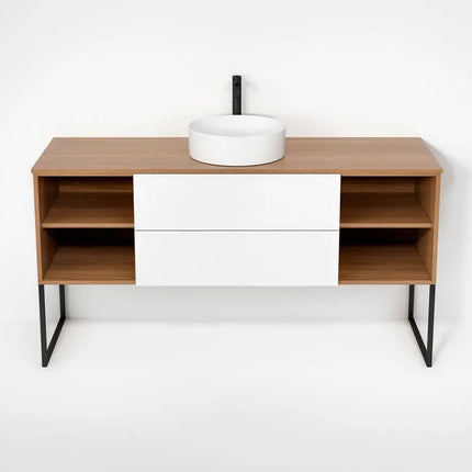 Rubi Haus Cabinet/Laminate Top/U Legs Set No+Mbl RHS1600KU01NO-MBL - Plumbing Market