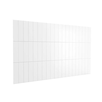 Versaline 48 in. Alcove Wall Kit - Vertical in White - Plumbing Market