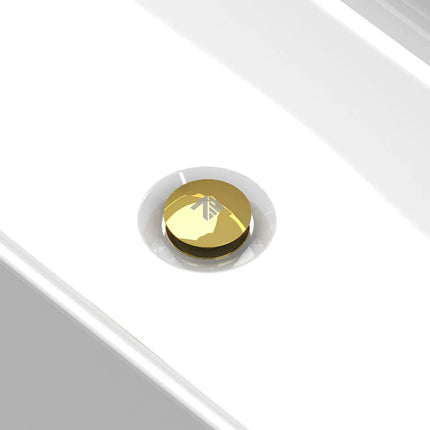 Zitta Bathtub drain 24K gold for bathtub, Zitta collection ACC00010 - Plumbing Market