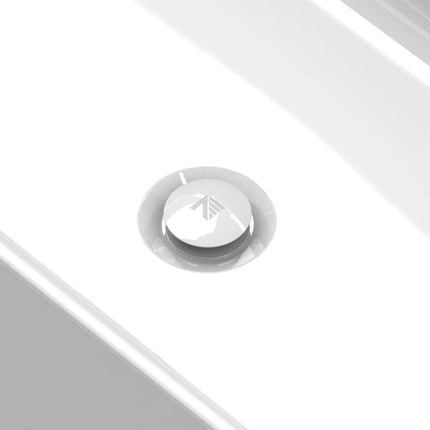 Zitta Bathtub drain glossy white for bathtub, Zitta collection ACC00016 - Plumbing Market