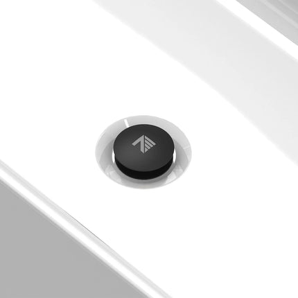 Zitta Bathtub drain matte black for bathtub, Zitta collection ACC00011 - Plumbing Market