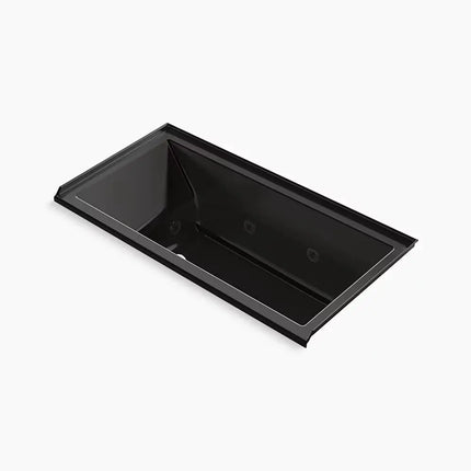 Kohler Underscore 60" x 30" drop-in/alcove heated whirlpool bath, right drain K-1167-JRH-7 - Plumbing Market