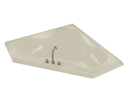 Tryst 59 x 59 Acrylic Corner Center Drain Bathtub in Bone - Plumbing Market