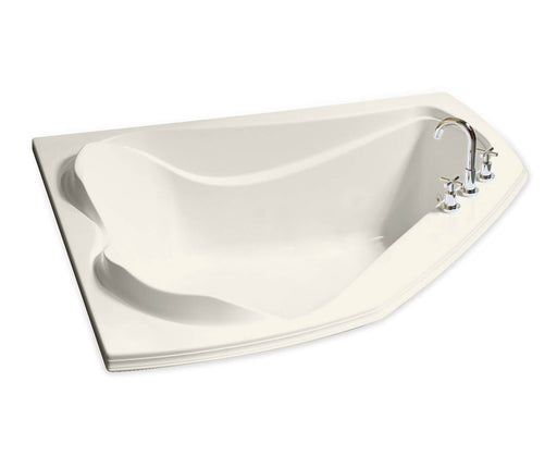 Cocoon 6054 Acrylic Corner Center Drain Bathtub in Biscuit - Plumbing Market