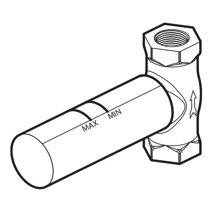 Kalia 1/2" Volume Control Valve with ABS Protective Cover Kalia