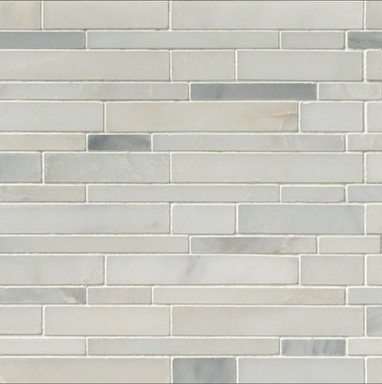 MSI SURFACES GREECIAN WHITE INTERLOCKING MOSAIC (Sold Per Box) SMOT-GRE-ILP10MM MSI Surfaces