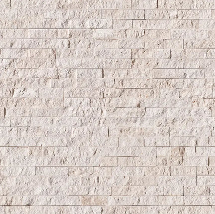 MSI SURFACES MAYRA WHITE LIMESTONE 6X24 PANEL (Sold Per Box) LPNLLMAYWHI624 MSI Surfaces
