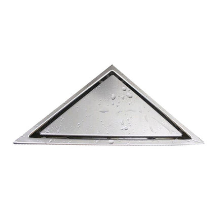 Kube Bath 6.5" Triangle Stainless Steel Tile Grate Shower Drain Kube Bath