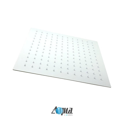 Kube Bath Aqua Piazza 12″ Super Slim Square Rain Shower Head – White Kube Bath