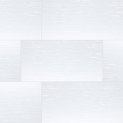 MSI SURFACES DYMO STRIPE WHITE TILE 12X24 (Sold Per Box) NDYMSTRWHI1224G-N MSI Surfaces