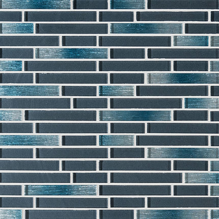 MSI SURFACES HARBOR CELESTE INTERLOCKING BACKSPLASH TILE (Sold Per Box) SMOT-GLSIL-HARCEL6MM MSI Surfaces