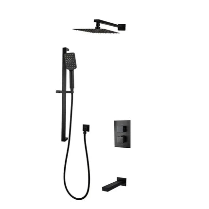 Kodaen Diamond Three Way Thermostatic Shower System - Kit 1 F57123MB-FM16ATS Kodaen