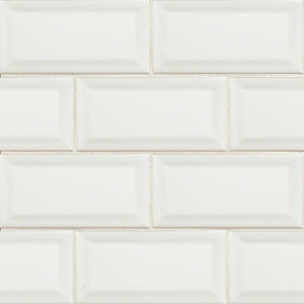 MSI SURFACES WHITE GLOSSY 3X6 BEVELED (Sold Per Box) NWHIGLO3X6BEV-N MSI Surfaces