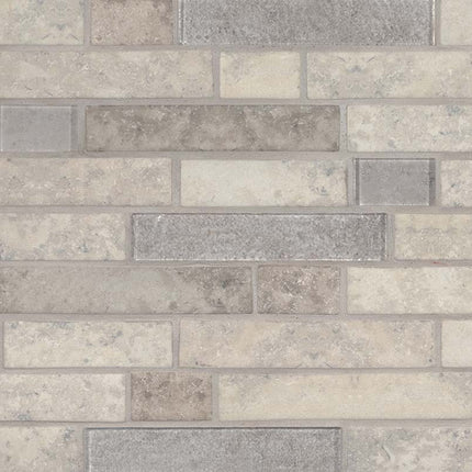 MSI SURFACES ZODIA INTERLOCKING GLASS TILE (Sold Per Box) SMOT-GLSIL-ZODIA6MM MSI Surfaces