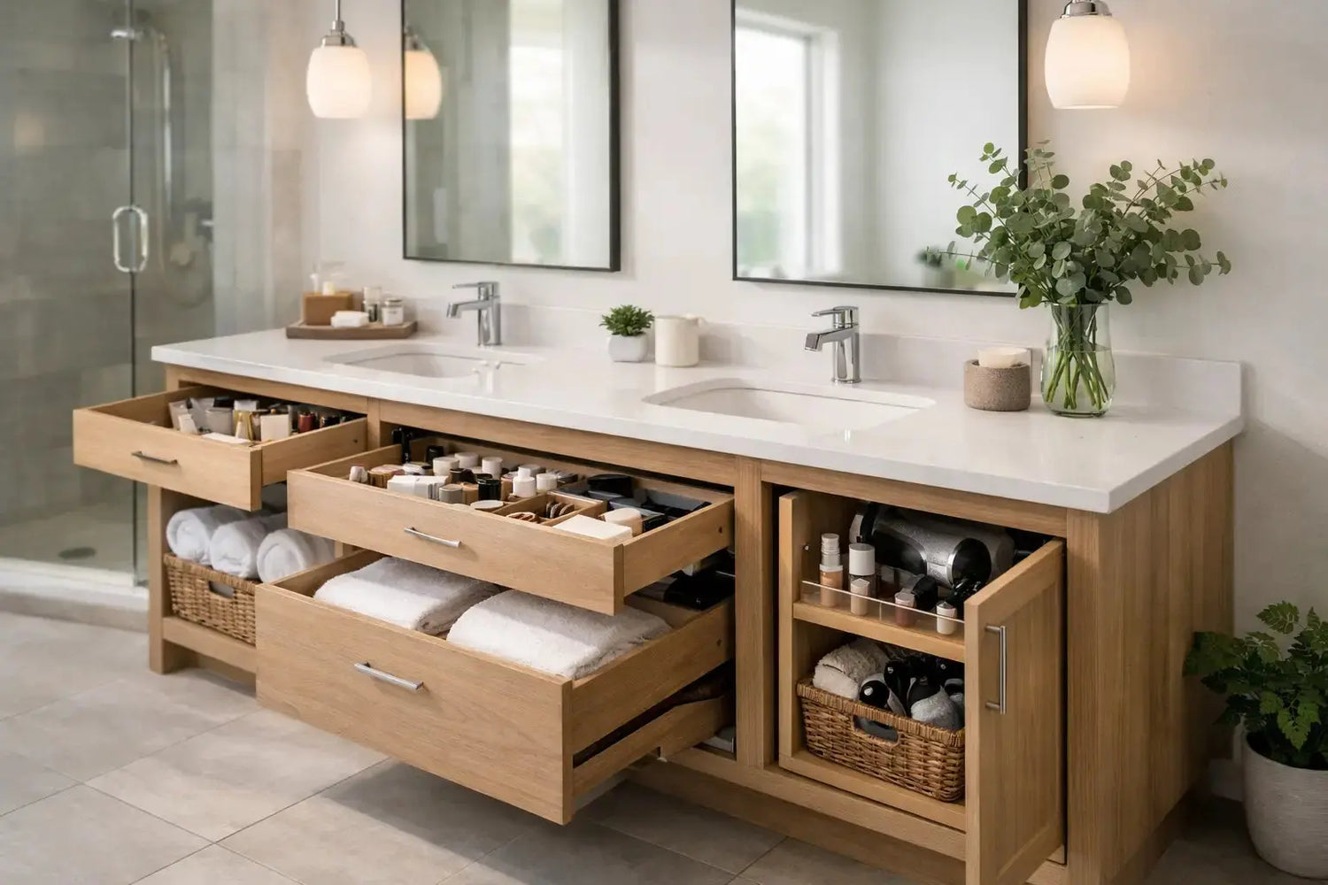 Bathroom Vanity With Storage Ideas That Work
