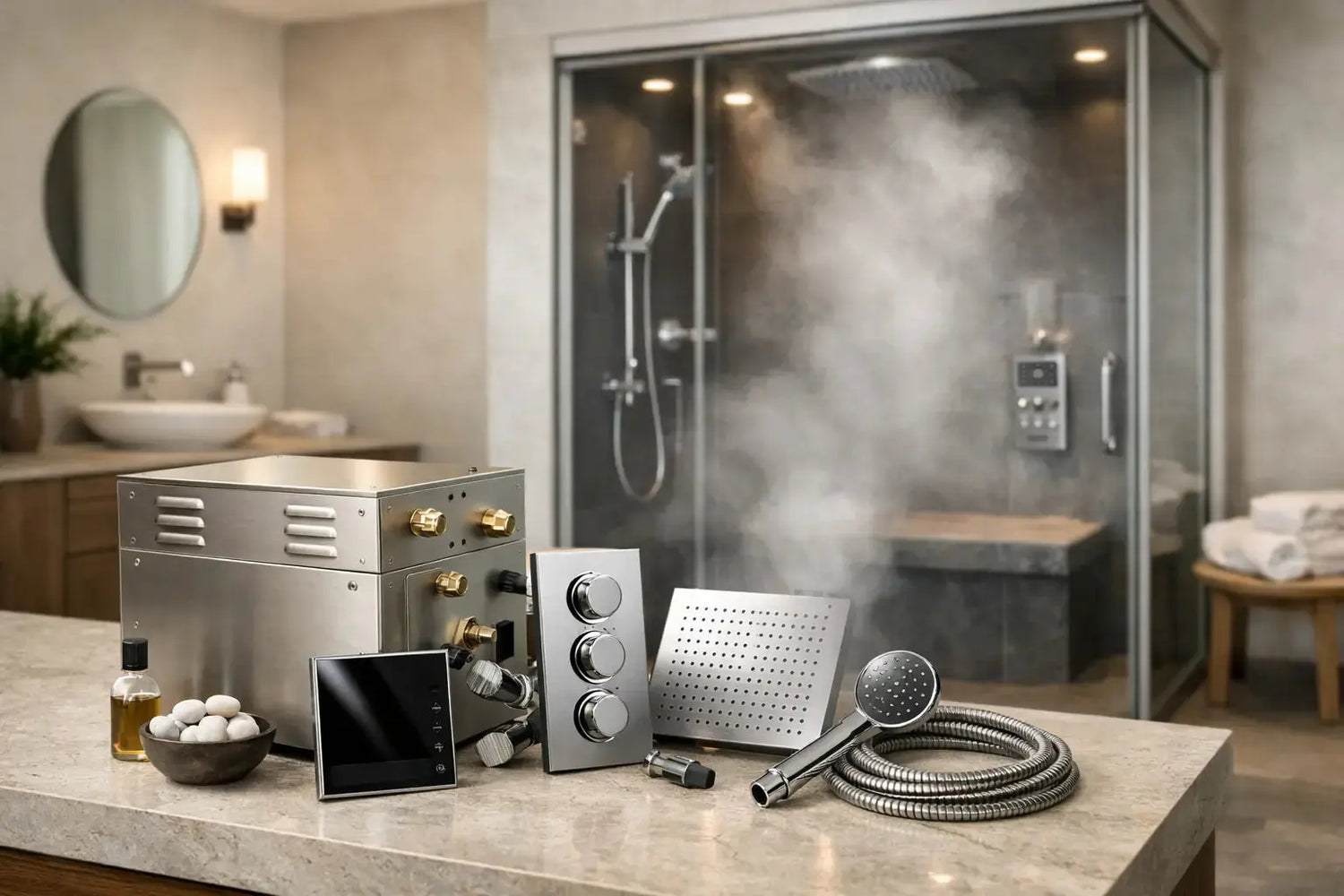 Choosing a Steam Shower Kit for Bathroom
