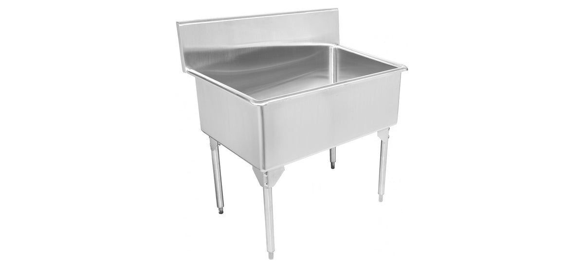 Franke commercial stainless steel scullery sink