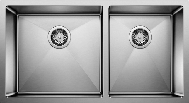 Blanco Quatrus R15 U 13/7 304 Series 18 Gauge Kitchen Sink Stainless Steel Blanco