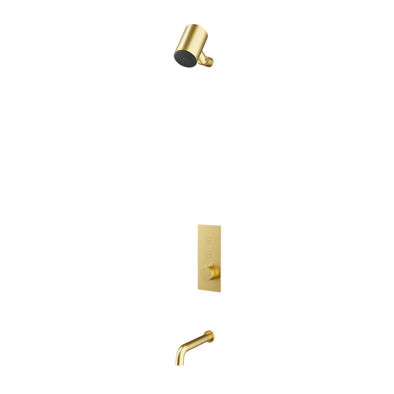 Rubi ON 1/2" Thermostatic Shower Set RON2E01-40N