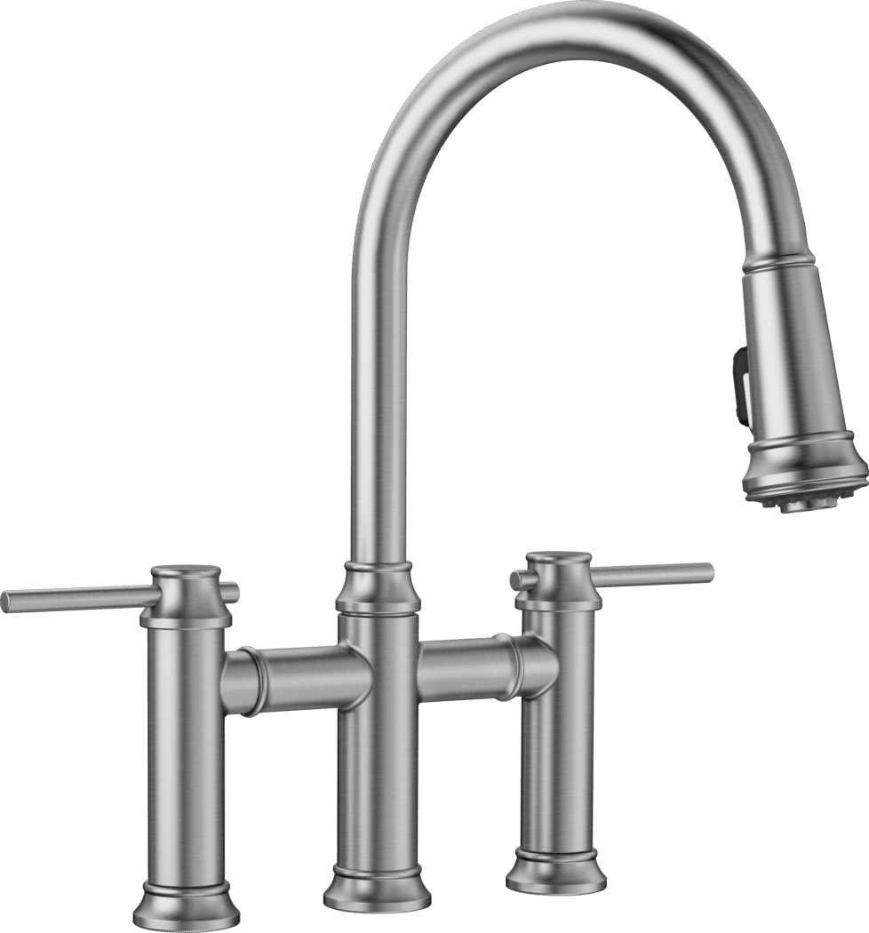 Blanco Empressa kitchen faucet in PVD Steel