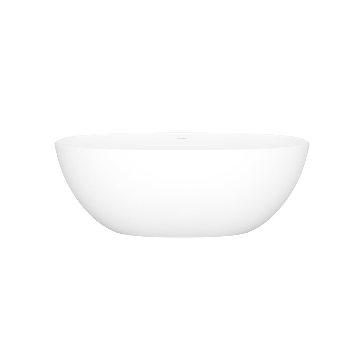 Victoria + Albert Barcelona 60" x 29" Freestanding Soaking Bathtub BA4 - Standard Matte White / 60 x 29 / Without Overflow
