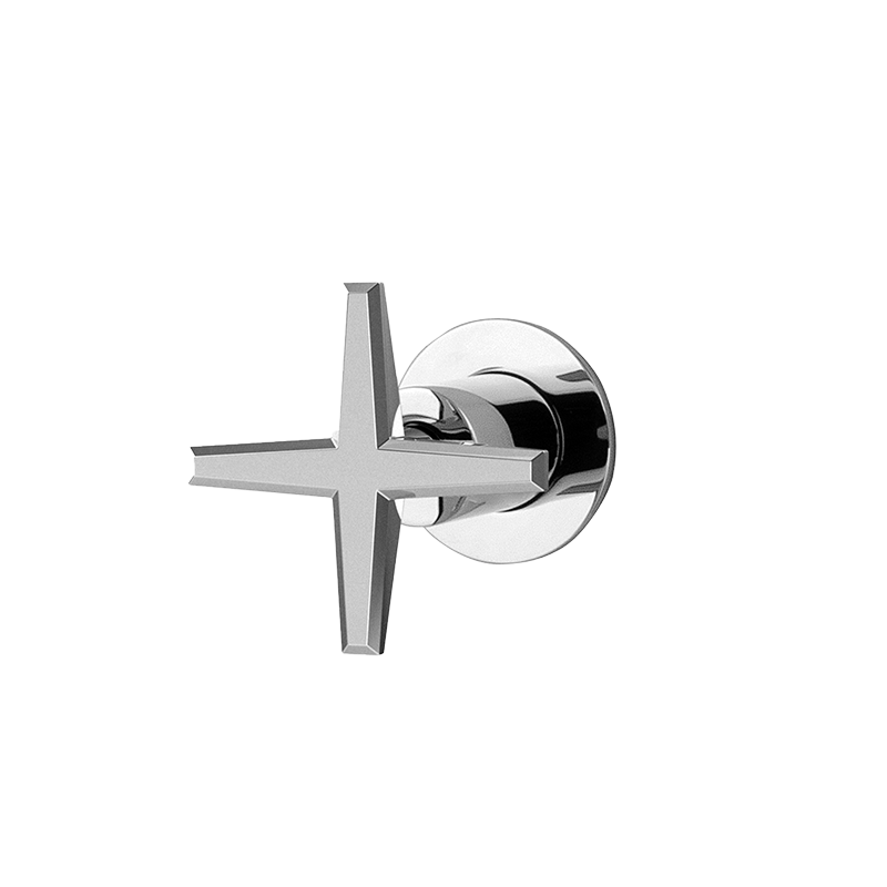 Rubi Round Trim with Lexa Handle for XR595L Chrome XT595LLXCC