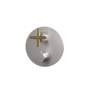 Rubi Garniture Ronde Poignee Lexa Pour Xvtr69ix Stainless Steel / Brushed Gold XTR69LXIXOR