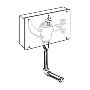 American Standard Ultima Selectronic Concealed Urinal Flush Valve with Wall Box, Base Model, Piston-Type, 0.5 gpf/1.9 Lpf 606B505.007 - Plumbing Market