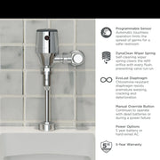 American Standard Ultima Selectronic Exposed Urinal Flush Valve, Diaphragm Type, Battery, 0.5 gpf/1.9 Lpf 6245051.002 - Plumbing Market