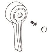 Moen Commercial Lever Handle Kit, 3 Function Transfer Valve Kit 100079 in Chrome (100079)