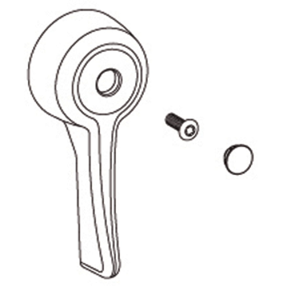 Moen Commercial Lever Handle Kit, 3 Function Transfer Valve Kit 100079 in Chrome (100079)