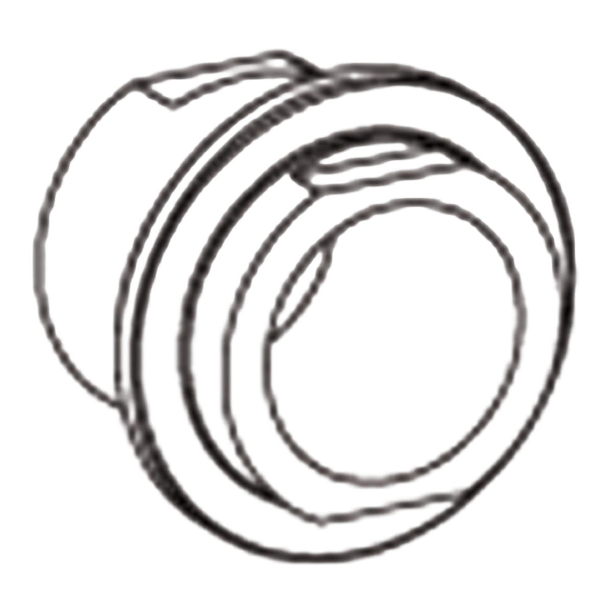 Moen Commercial Mounting Sleeve, 3 Function Transfer Valve 100080 in Chrome (100080)