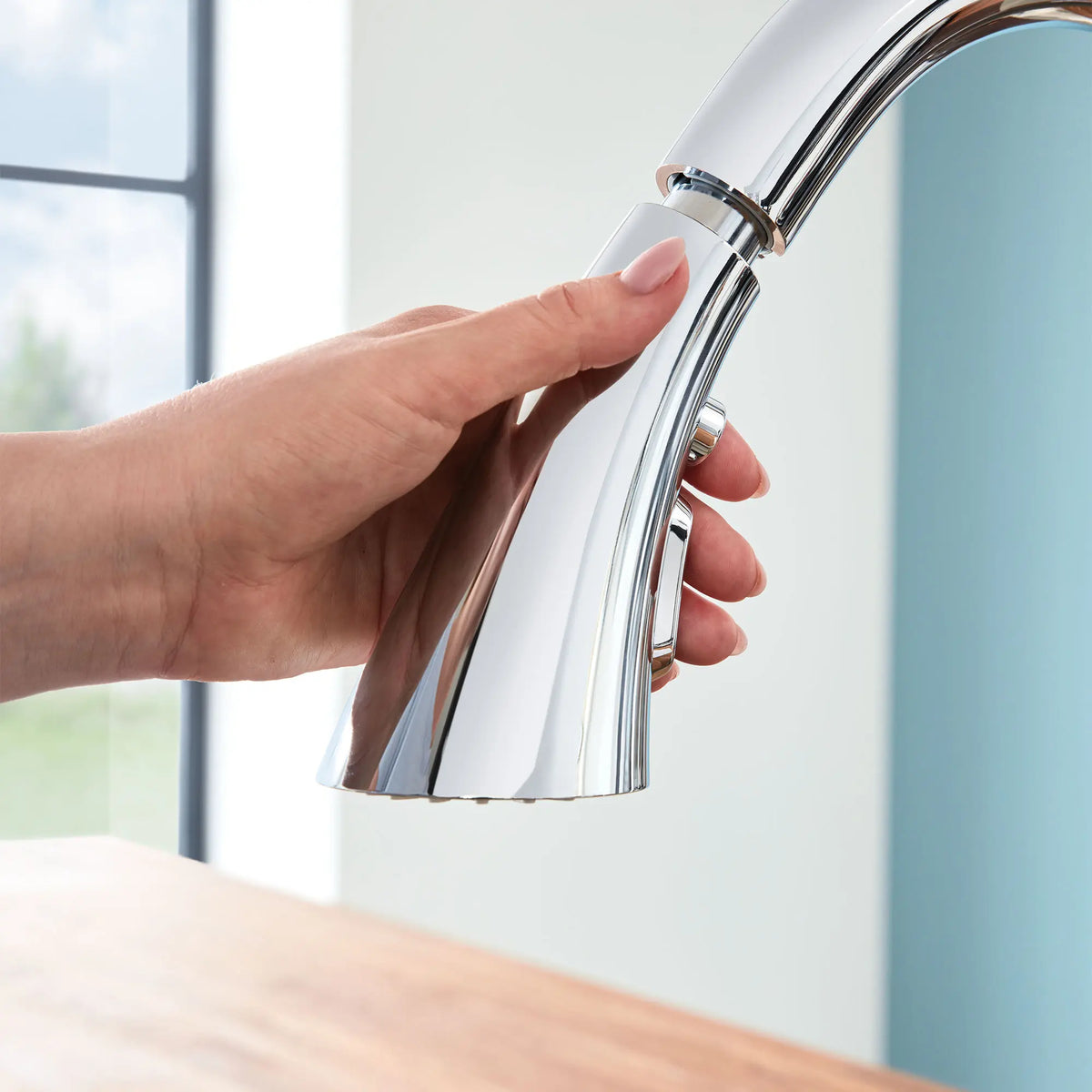 Grohe ZEDRA PULL-DOWN KITCH TRIPLE SPRAY  Chrome 32298003 - StarLight Chrome